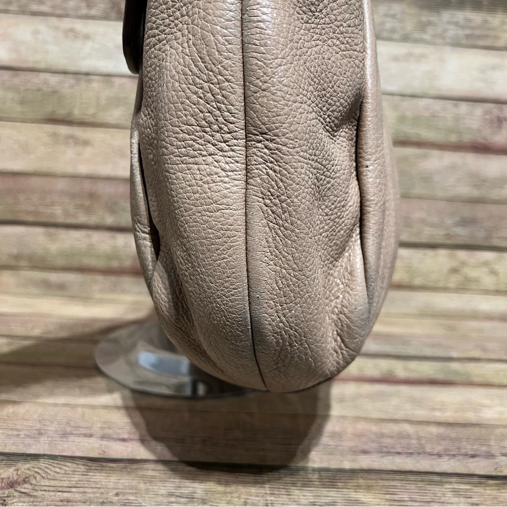 Prada Beige Leather Zip Hobo Bag - Picture 6 of 12
